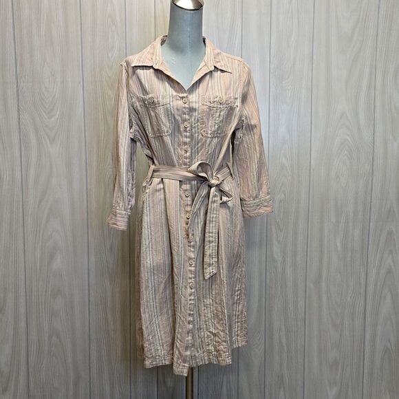 L.L. Bean | Button-down Shirt Dress - Picture 1 of 7